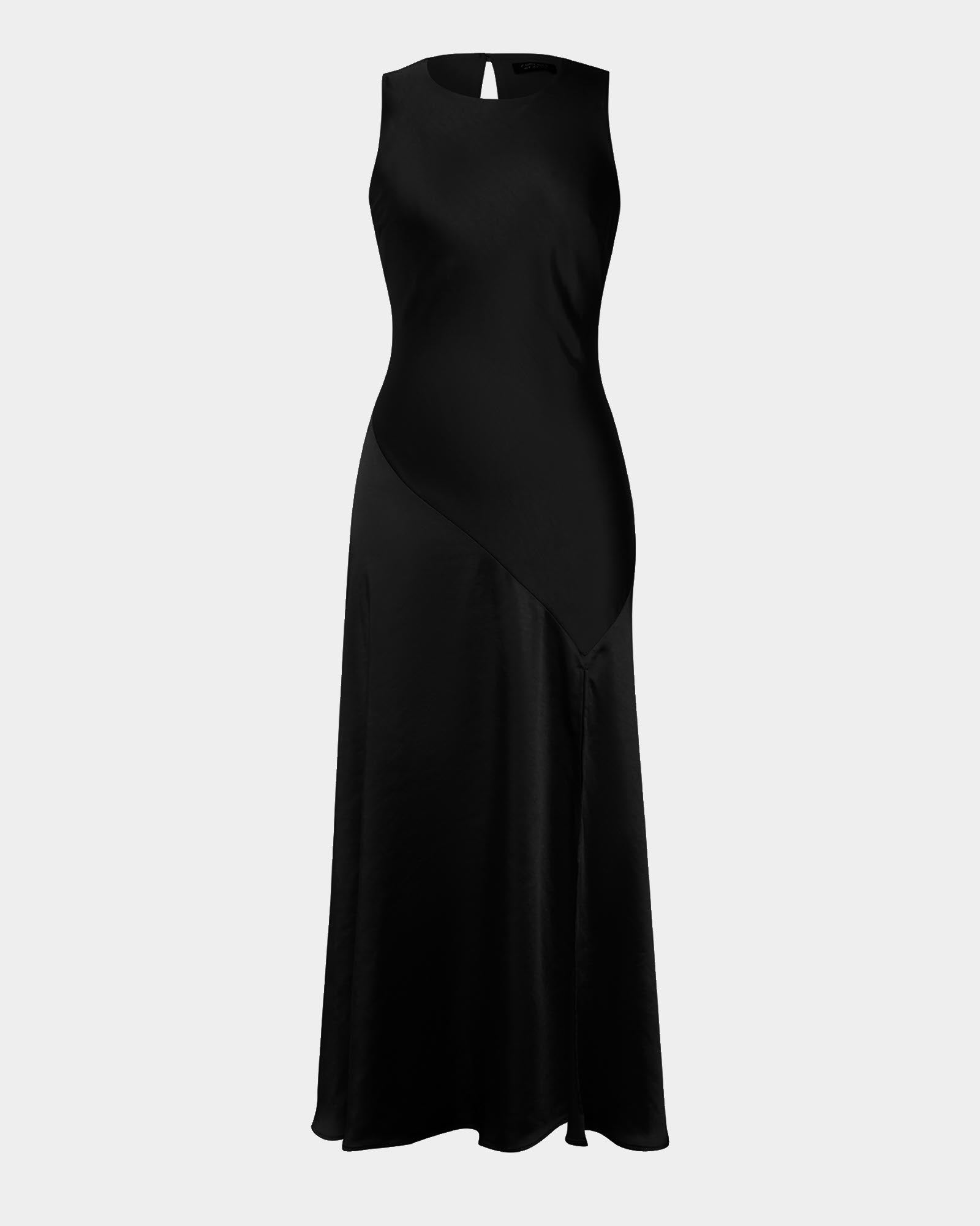 Louisa Satin Bias Dress