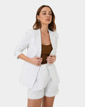 Ria Stripe Cotton Jacket