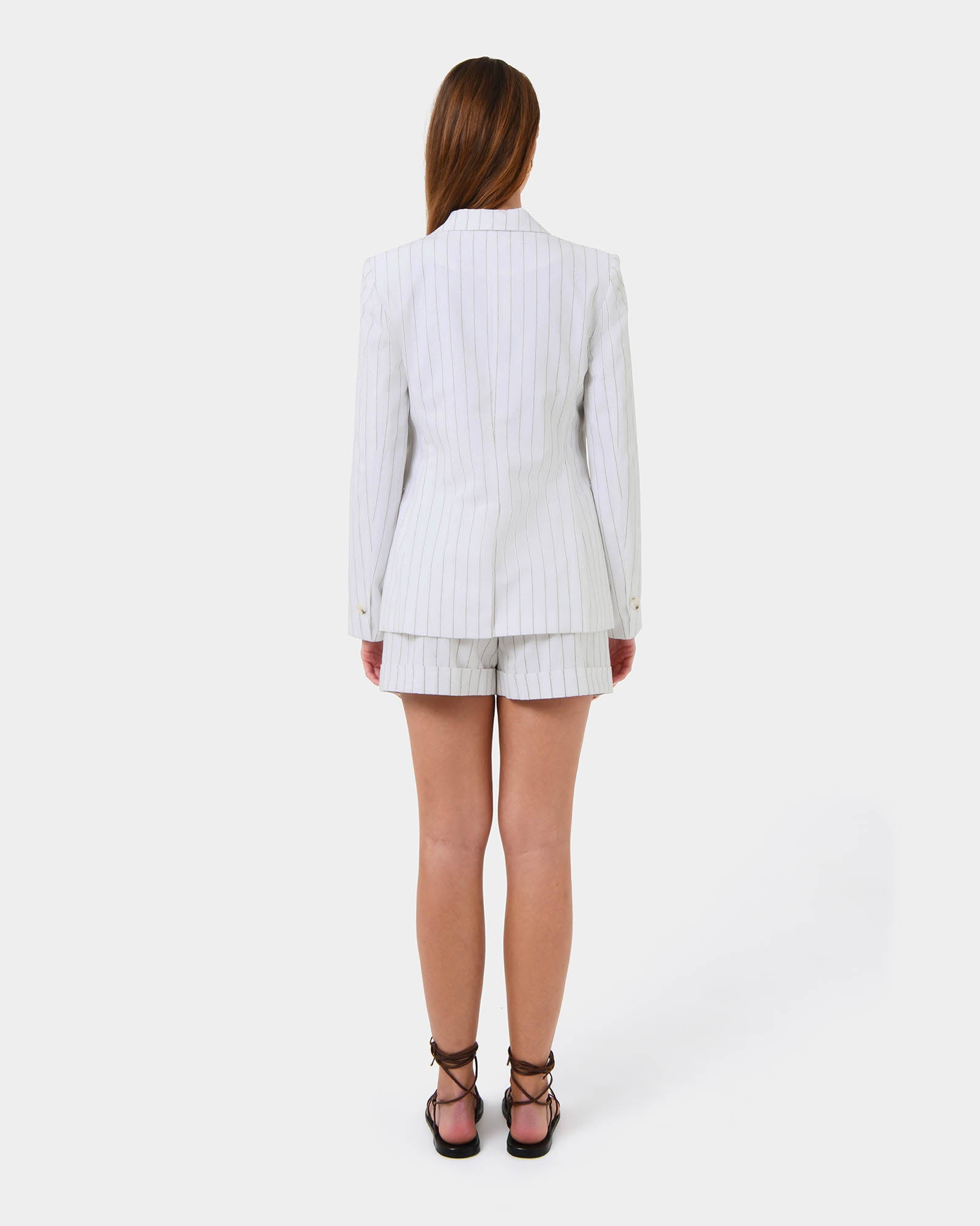 Ria Stripe Cotton Jacket