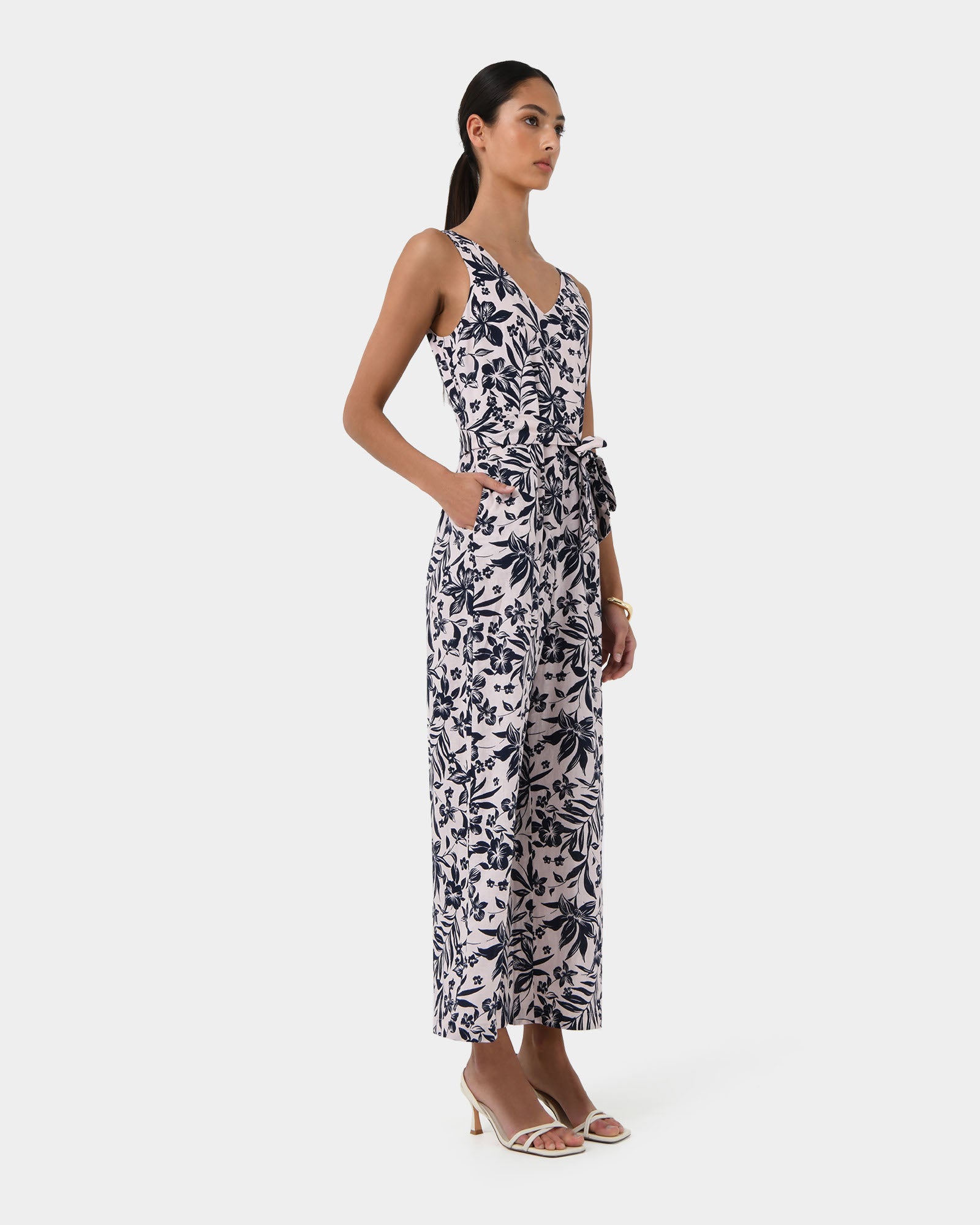 Ren Linen Blend Jumpsuit