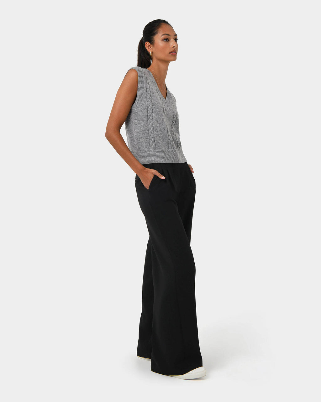 Rulia V-Neck Knit Vest
