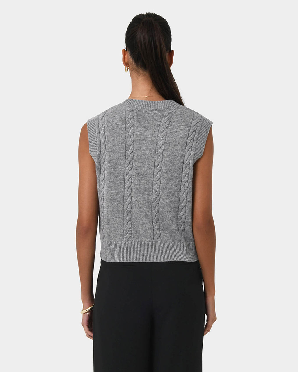 Rulia V-Neck Knit Vest