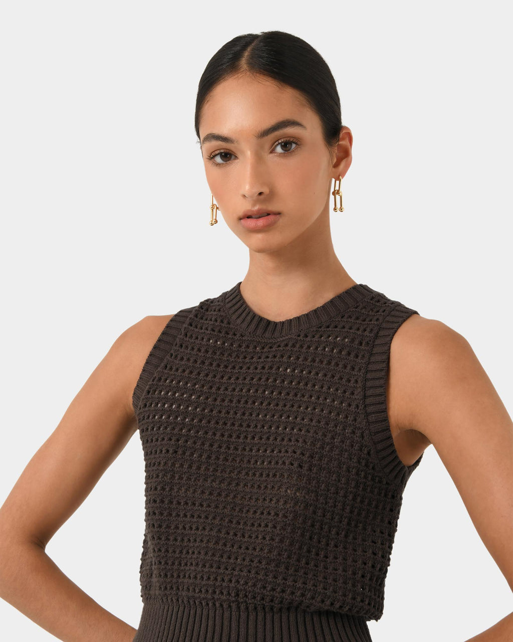 Quinta Open Knit Top