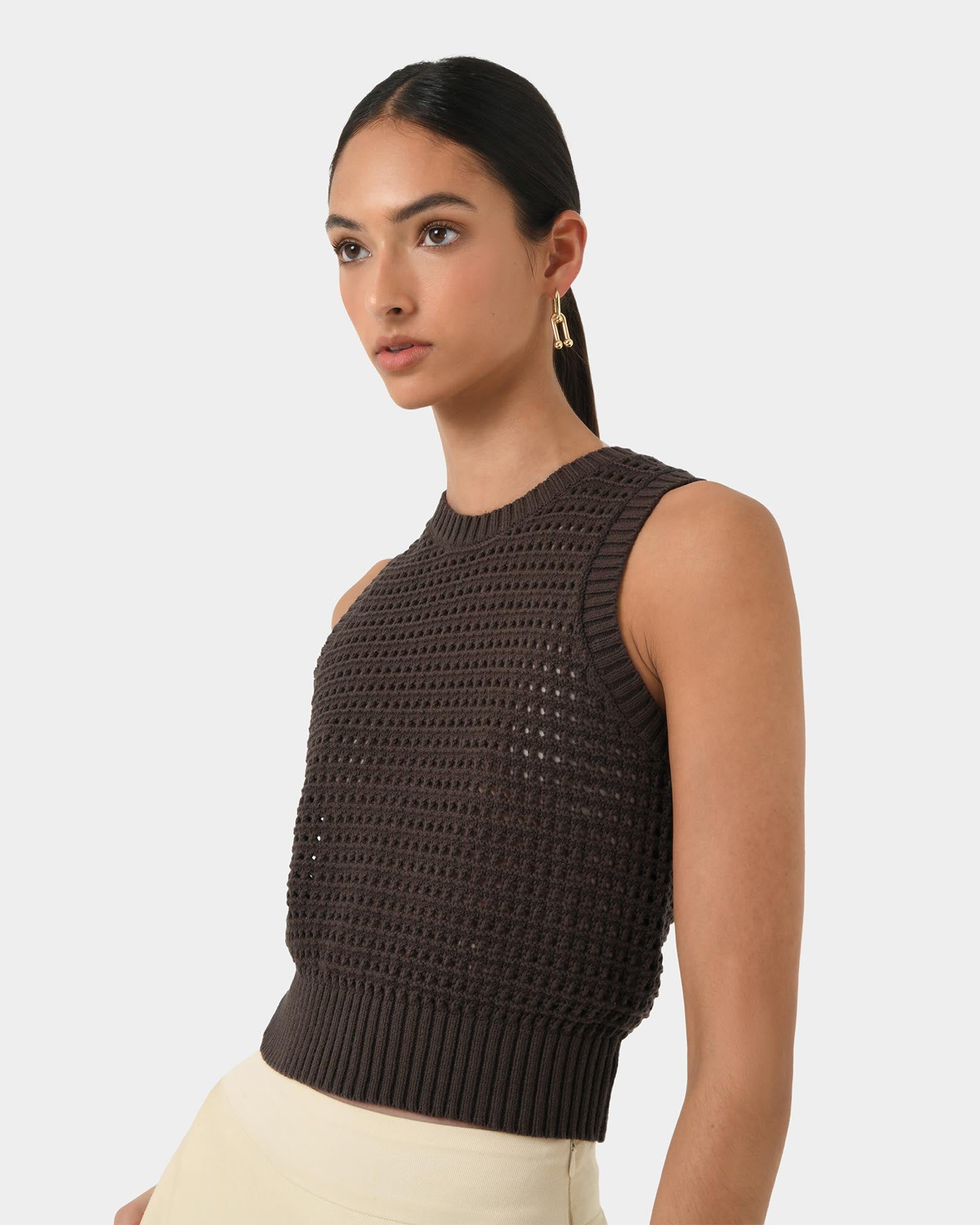 Quinta Open Knit Top