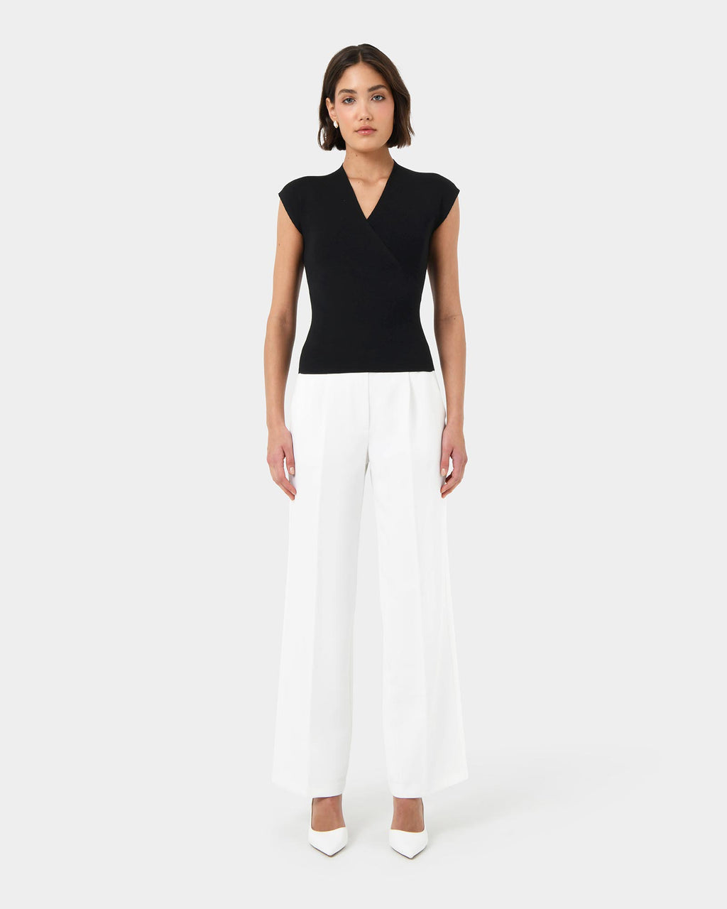 Ani Wrap Knit Top