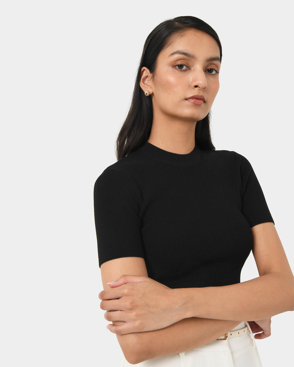 Murphy Crop Knit Top