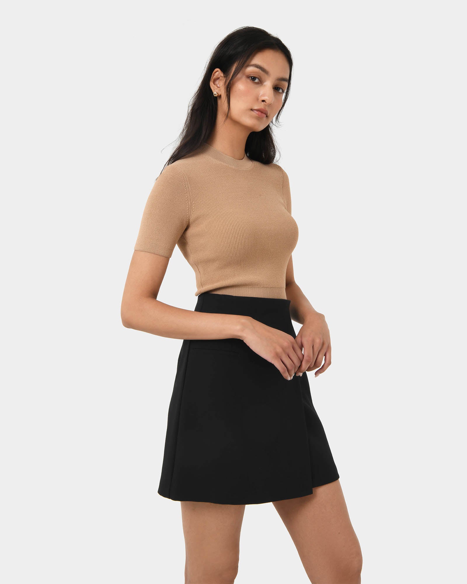 Murphy Crop Knit Top