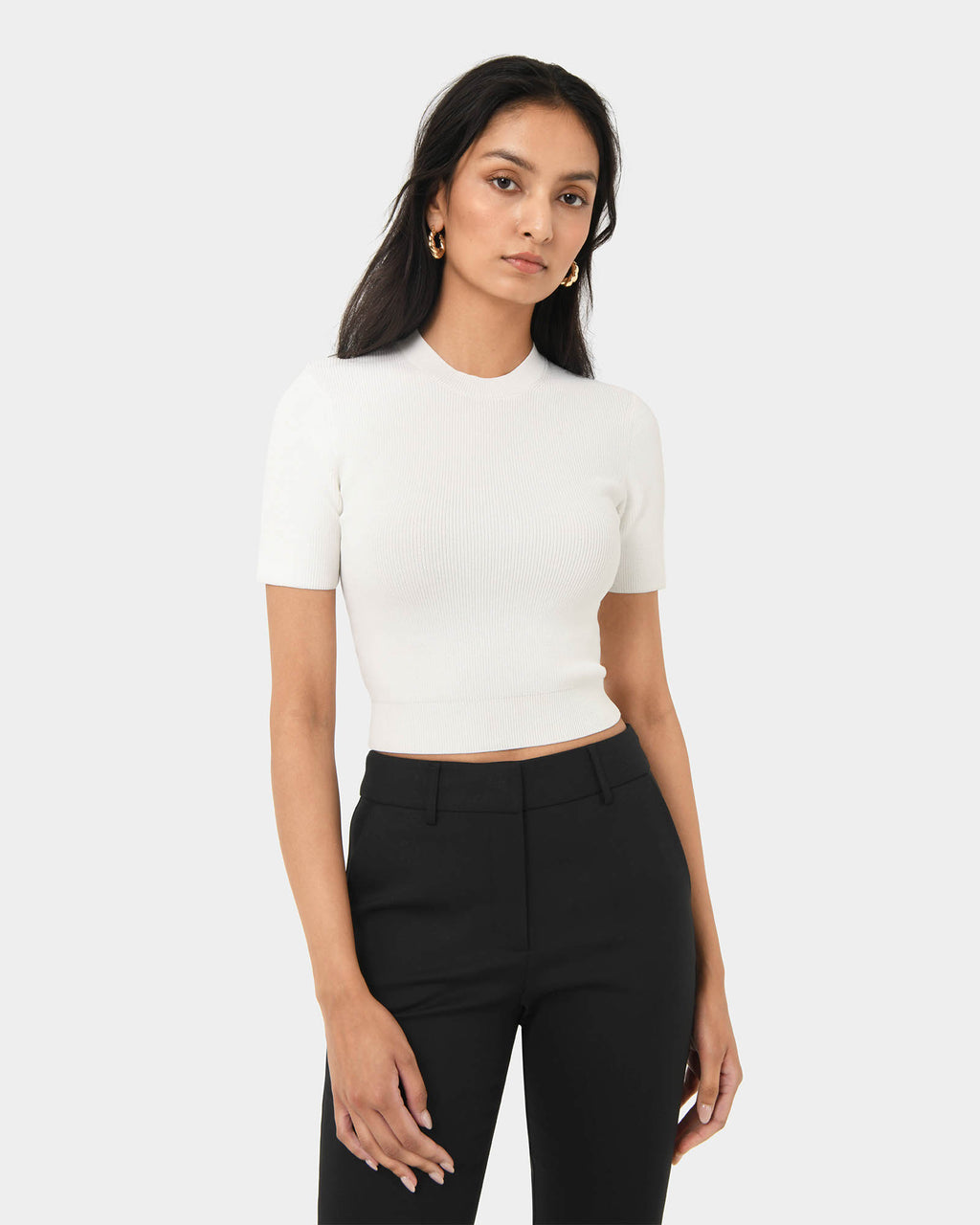 Murphy Crop Knit Top