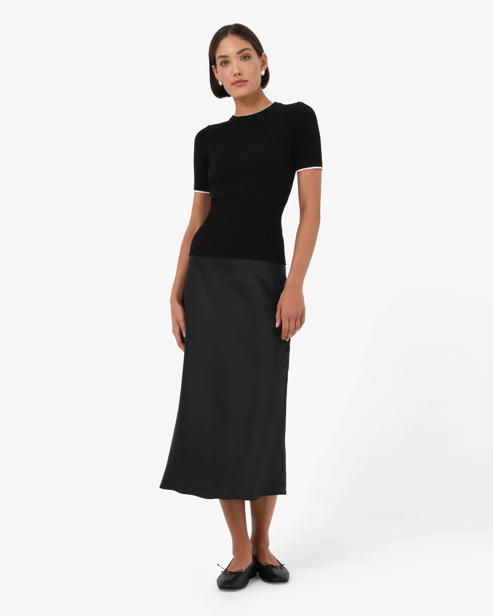 Hanni Contrast Knit Top