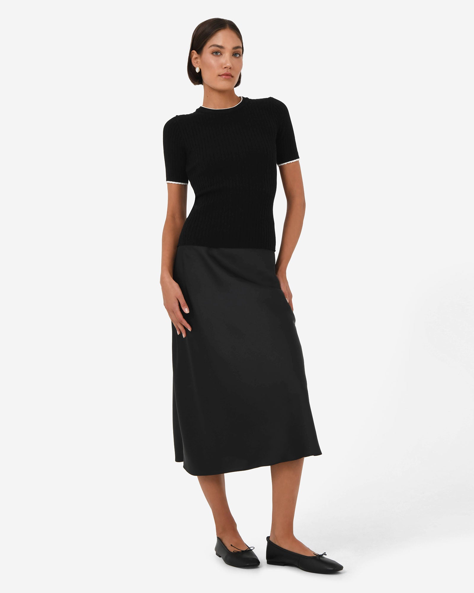Hanni Contrast Knit Top