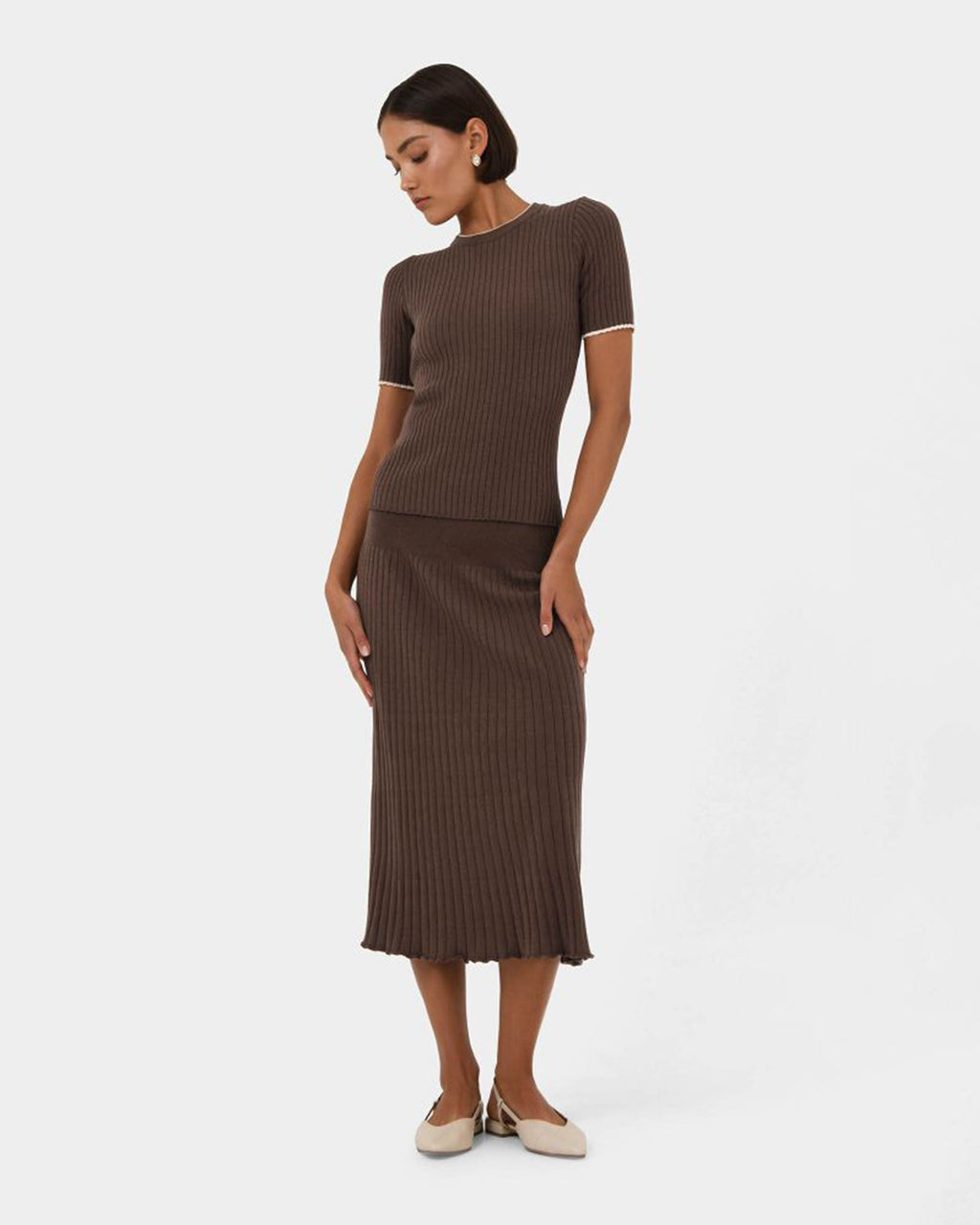 Hanni Midi Knit Skirt
