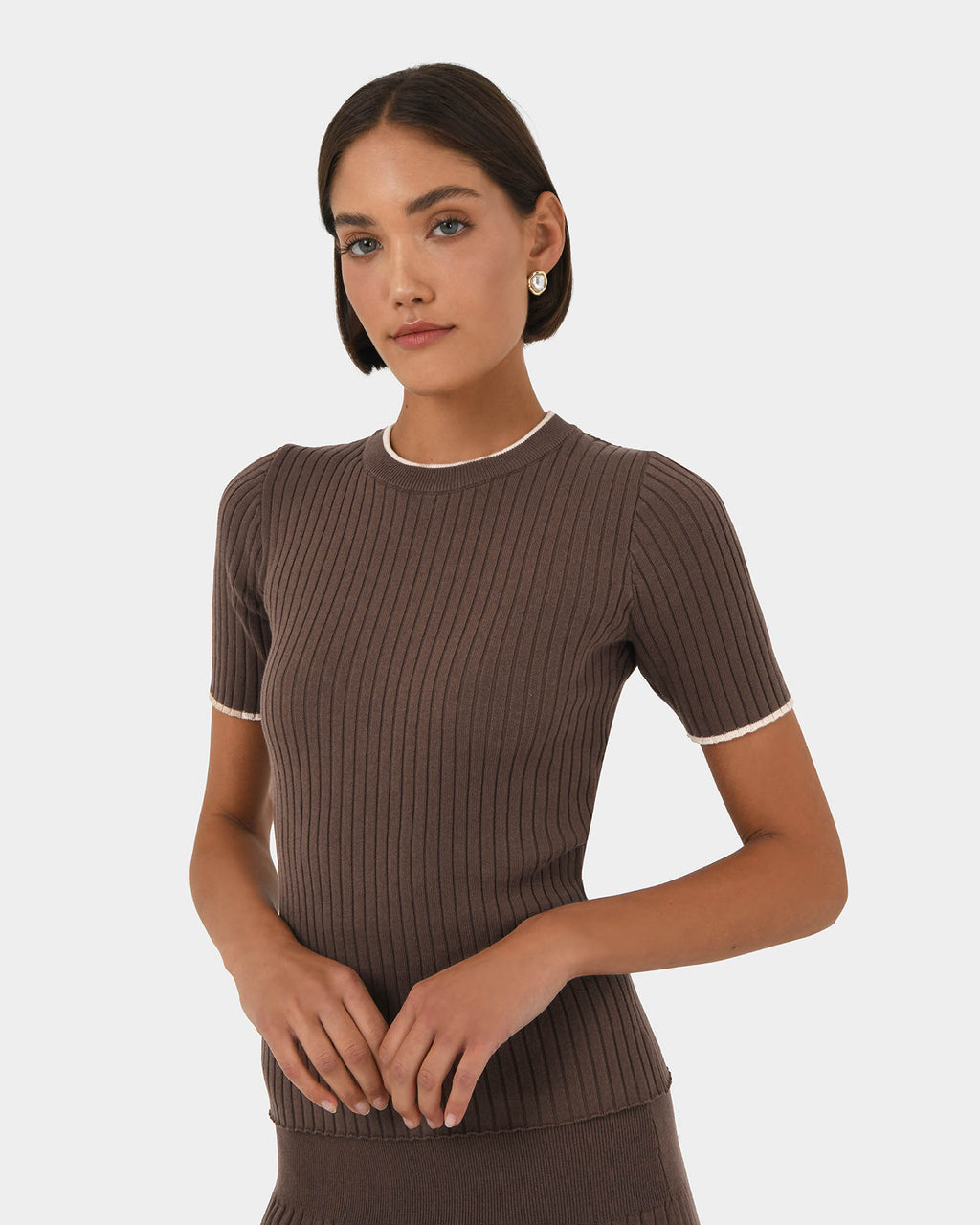 Hanni Contrast Knit Top