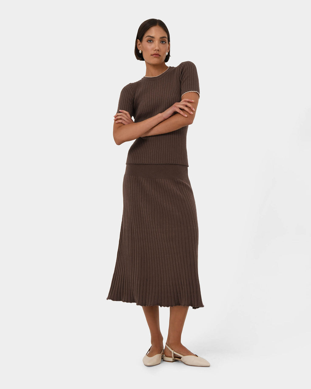 Hanni Contrast Knit Top