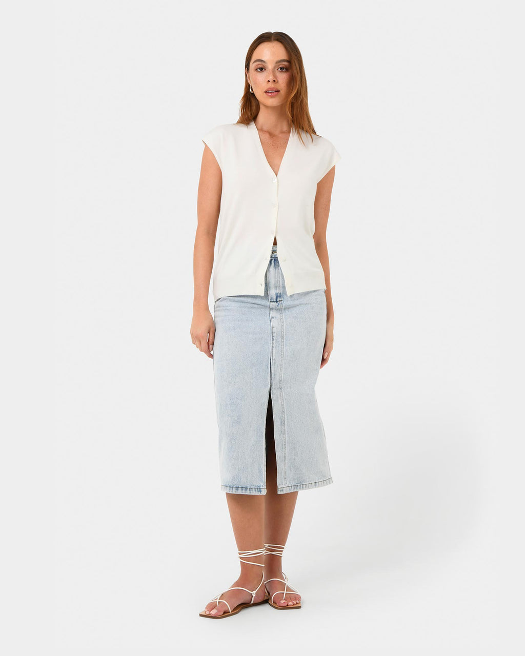 Nicole V-neck Sleeveless Knit