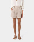 Ria Stripe Cotton Shorts