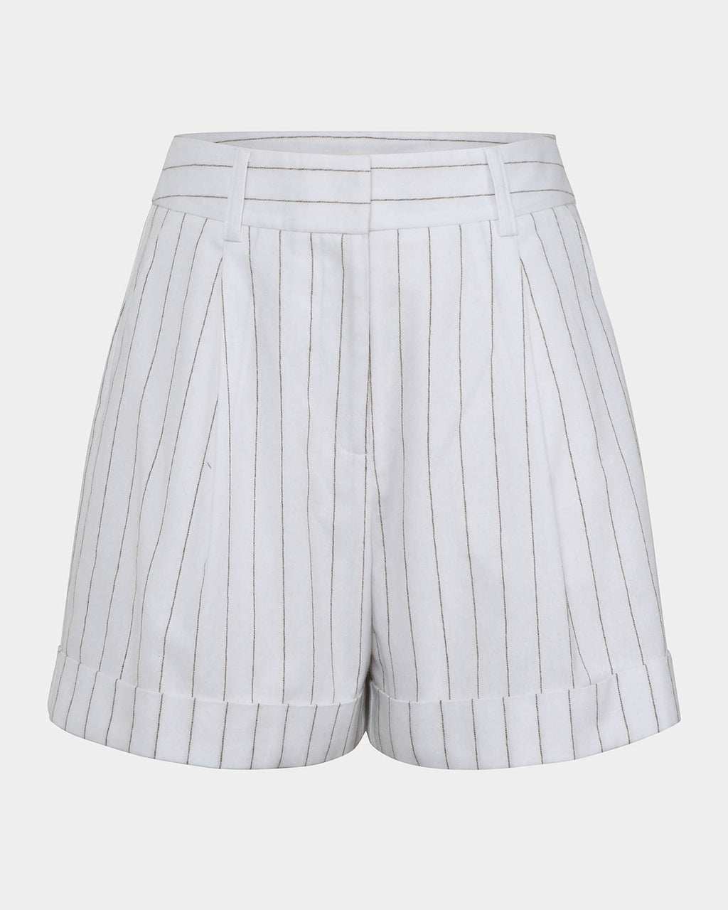 Ria Stripe Cotton Shorts