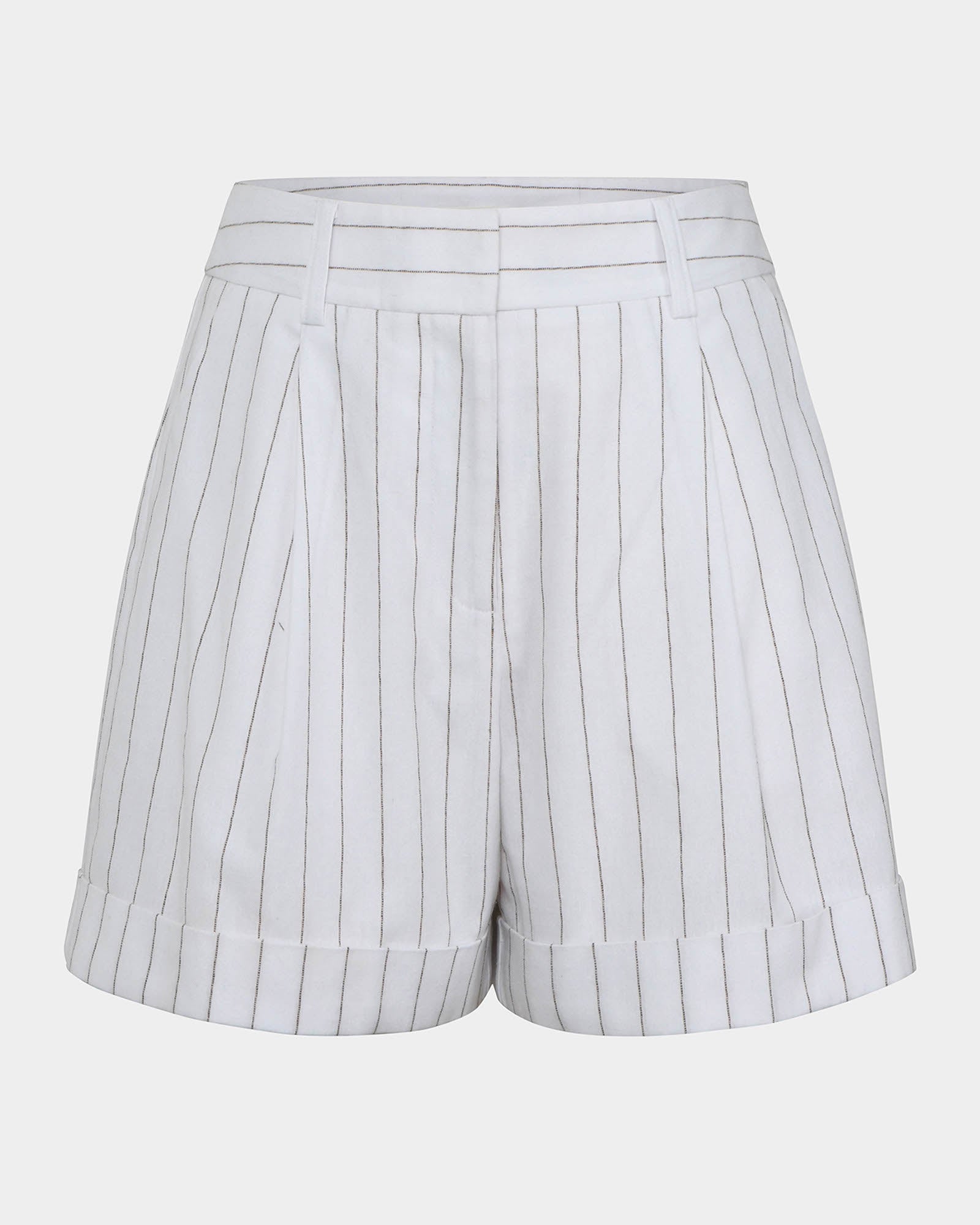 Ria Stripe Cotton Shorts
