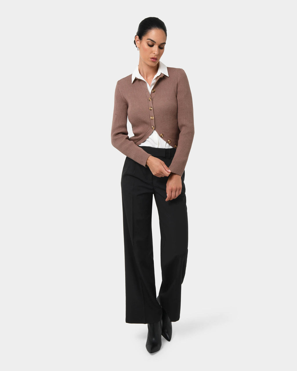Amera Wide Leg Tailored Pants