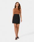 Nia Mini Linen Skirt