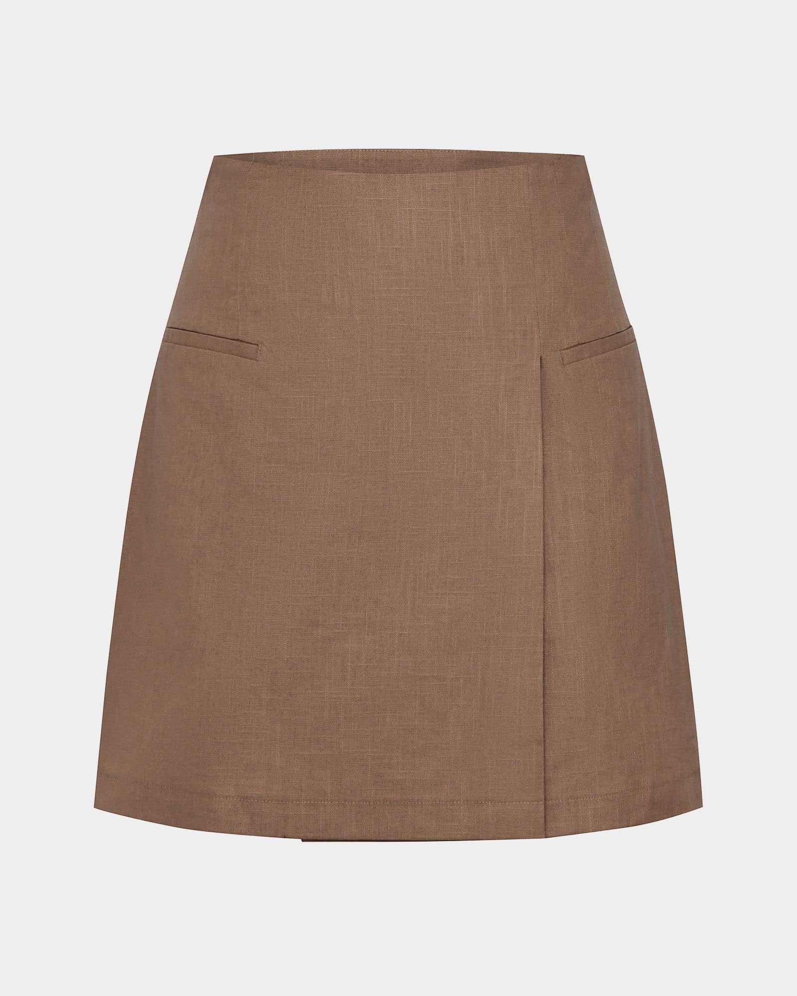 Nia Mini Linen Skirt