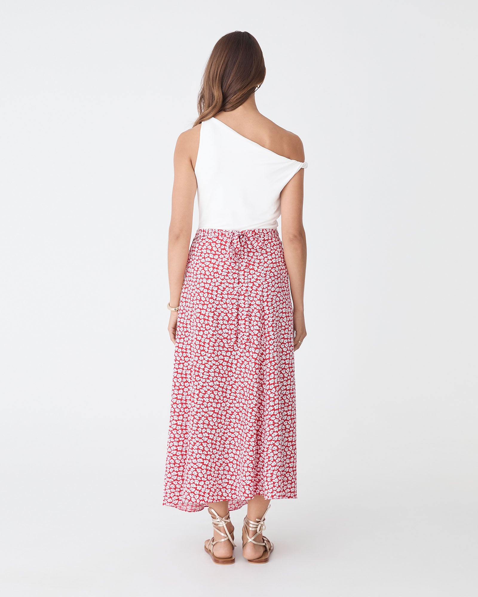 Tara Floral Wrap Skirt