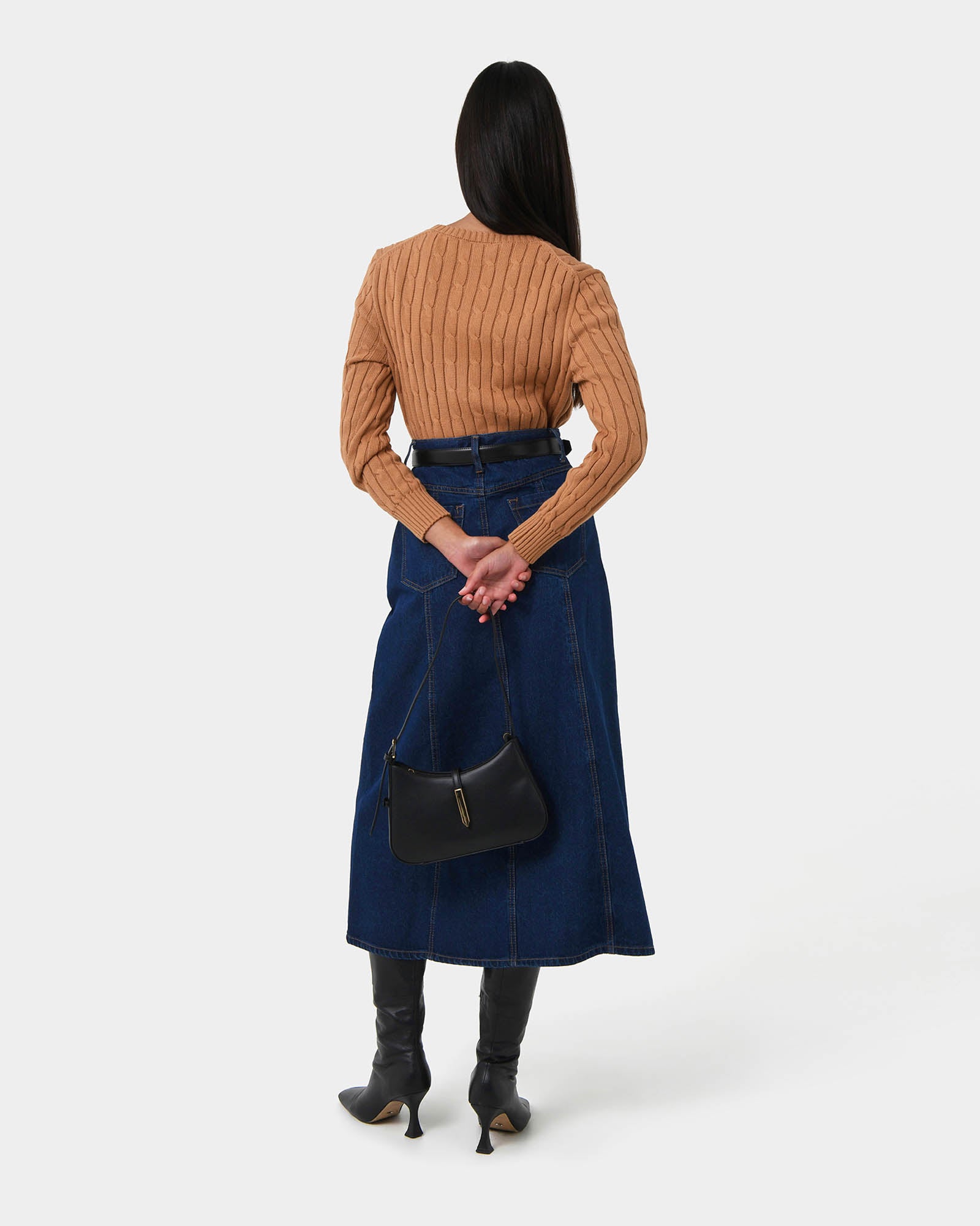 Carmen Panel Denim Skirt