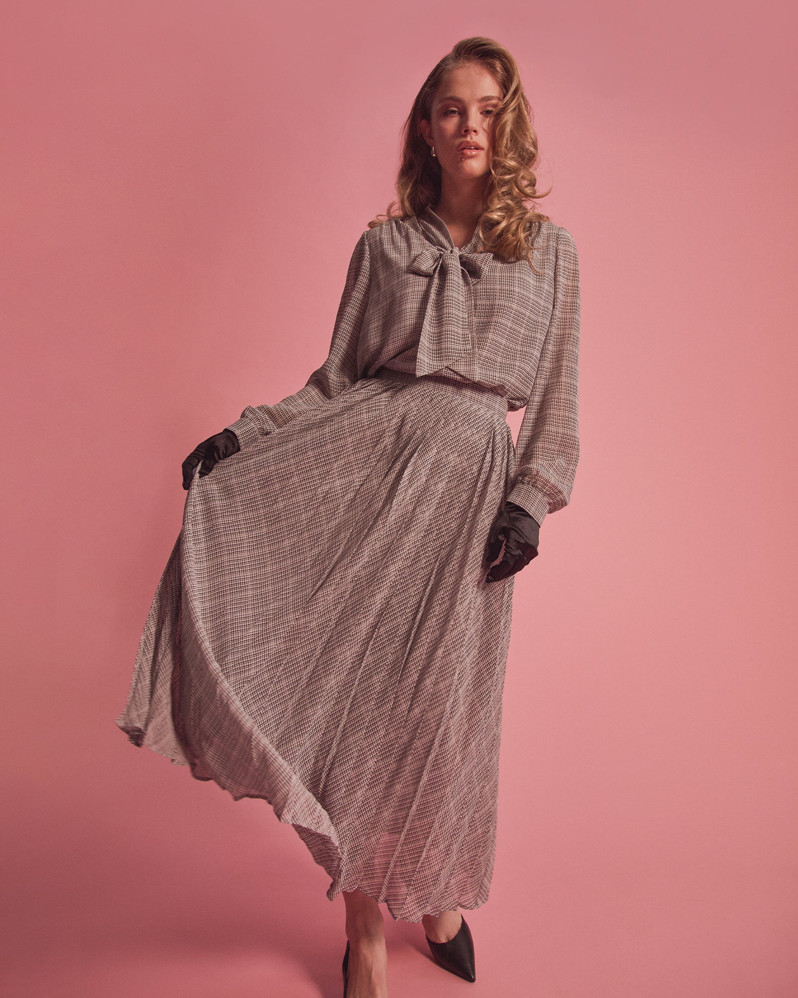 Kara Pleated Skirt