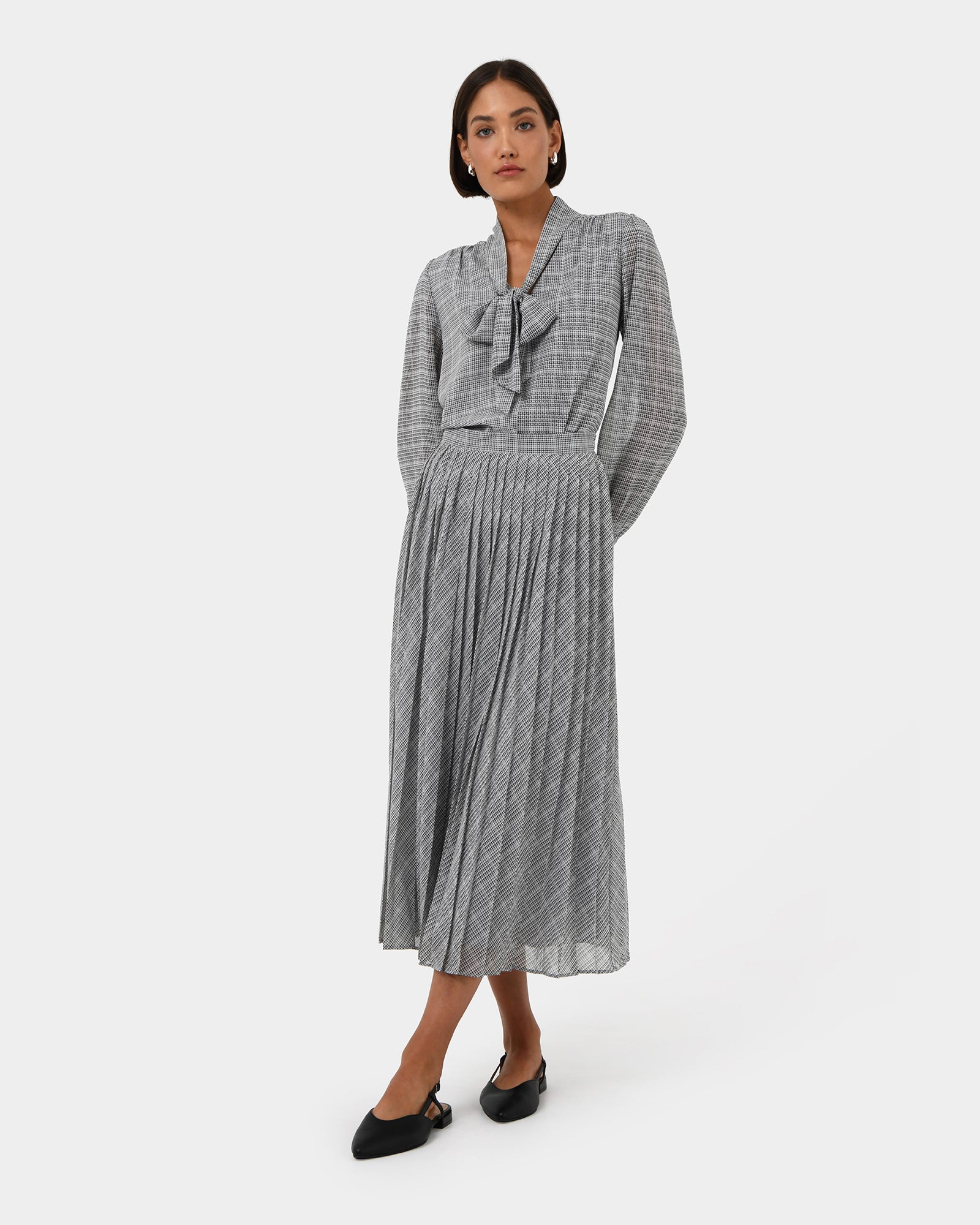 Kara Pleated Skirt