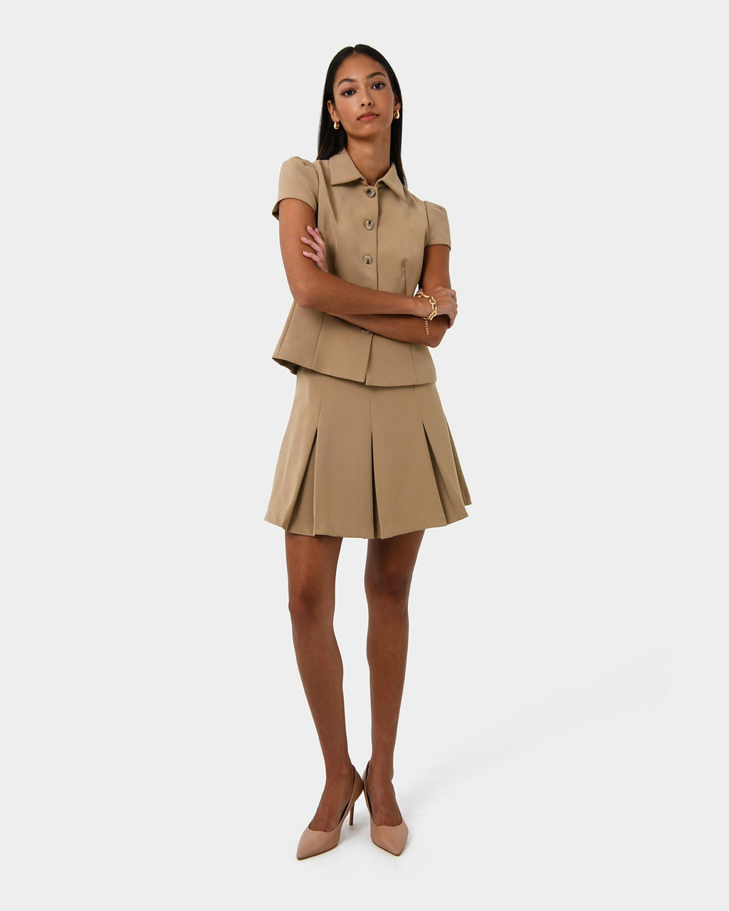 Ace Pleated Skirt