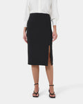Ace Side Button Skirt