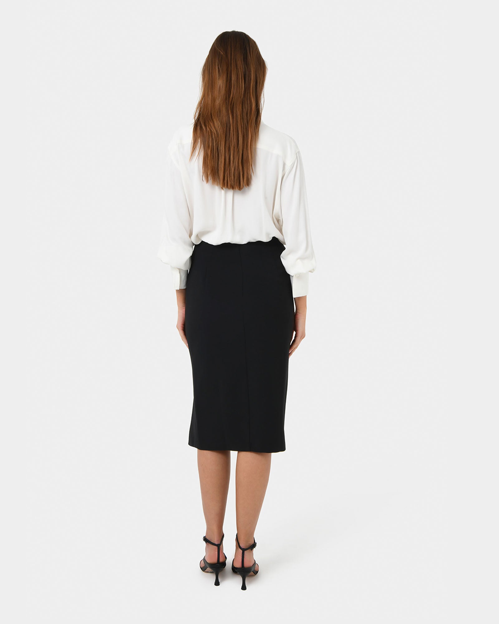 Ace Side Button Skirt
