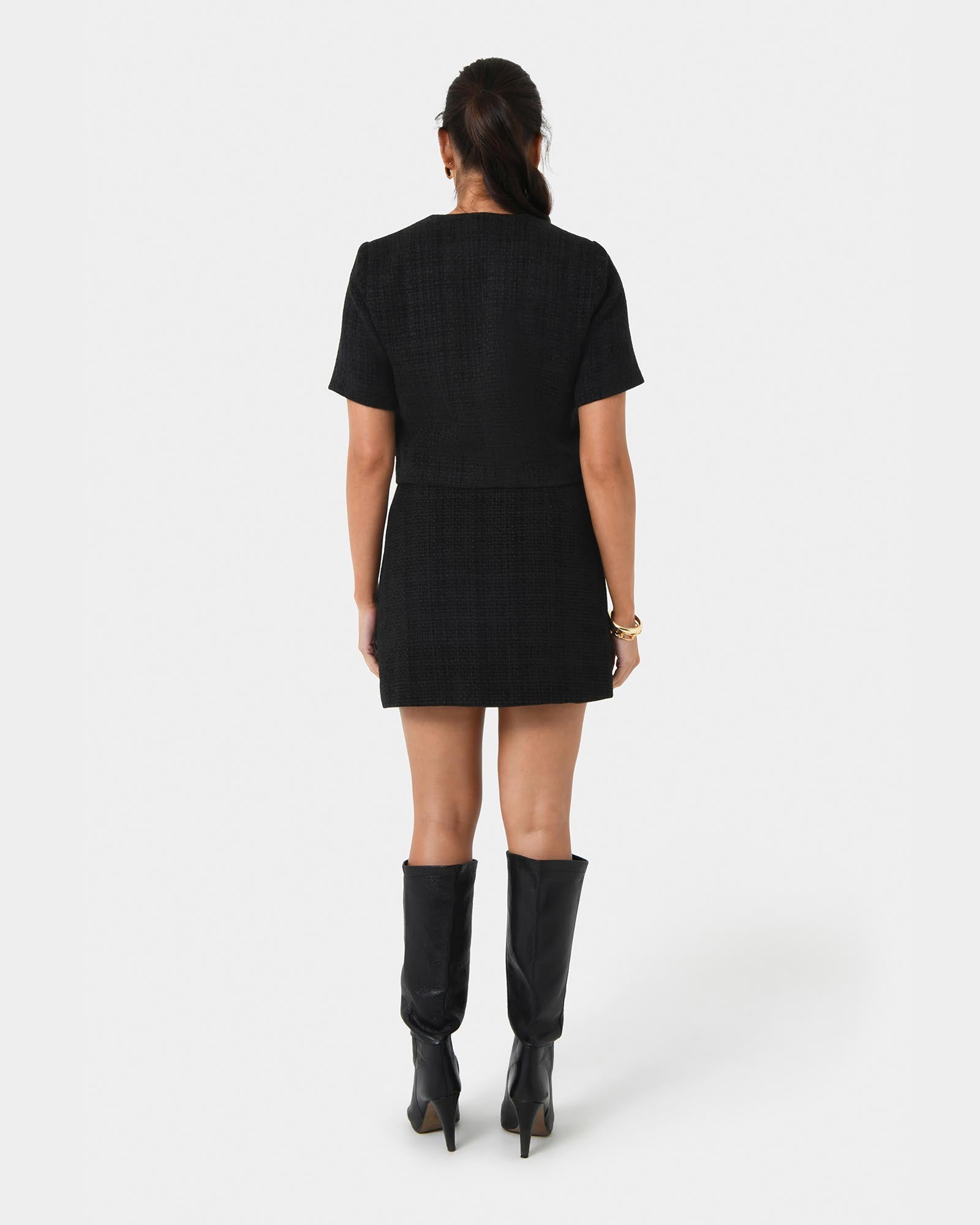 Carmen Tweed A-Line Skirt