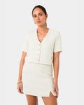 Carmen Tweed A-Line Skirt