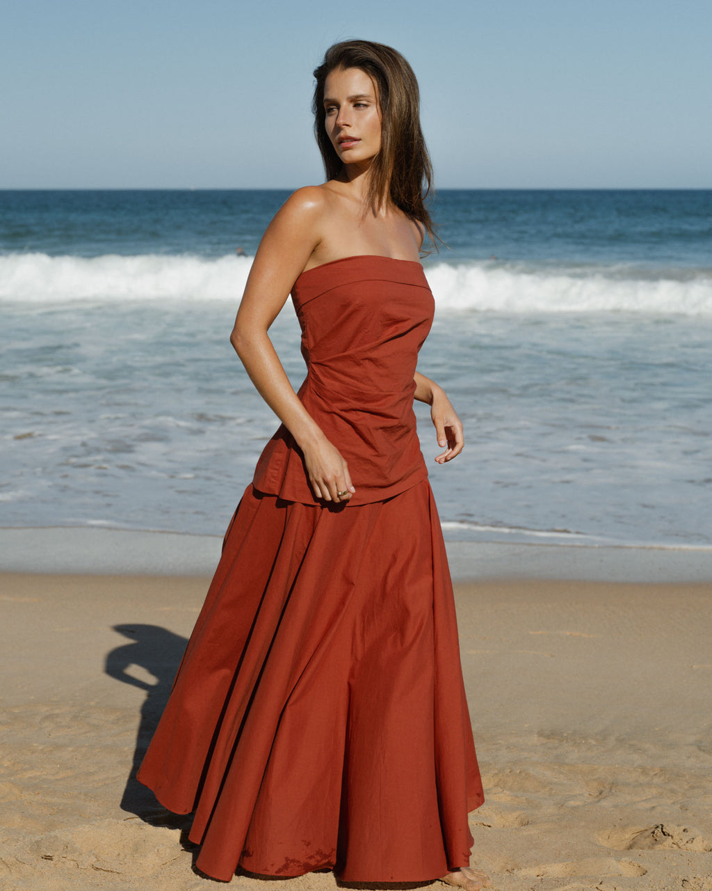 Deb Cotton Midi Full Skirt
