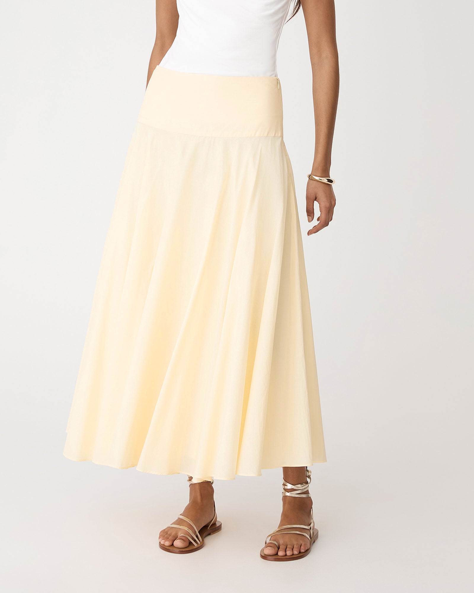 Deb Cotton Midi Full Skirt