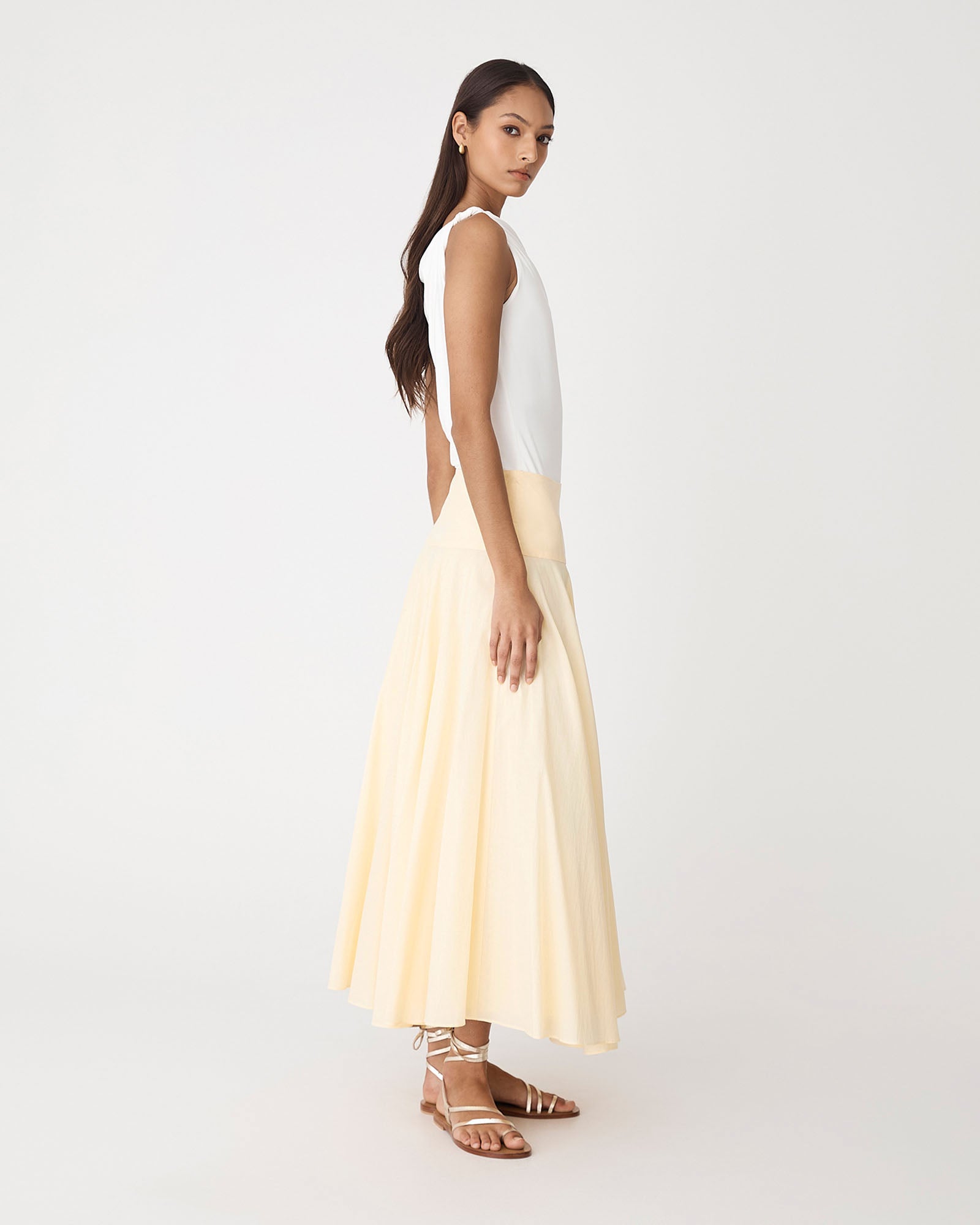 Deb Cotton Midi Full Skirt