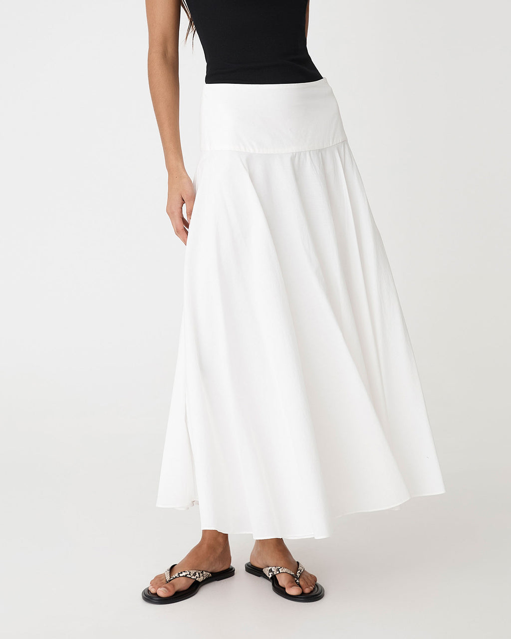 Deb Cotton Midi Full Skirt