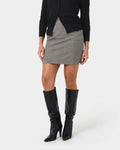 Kai Check Mini Skirt