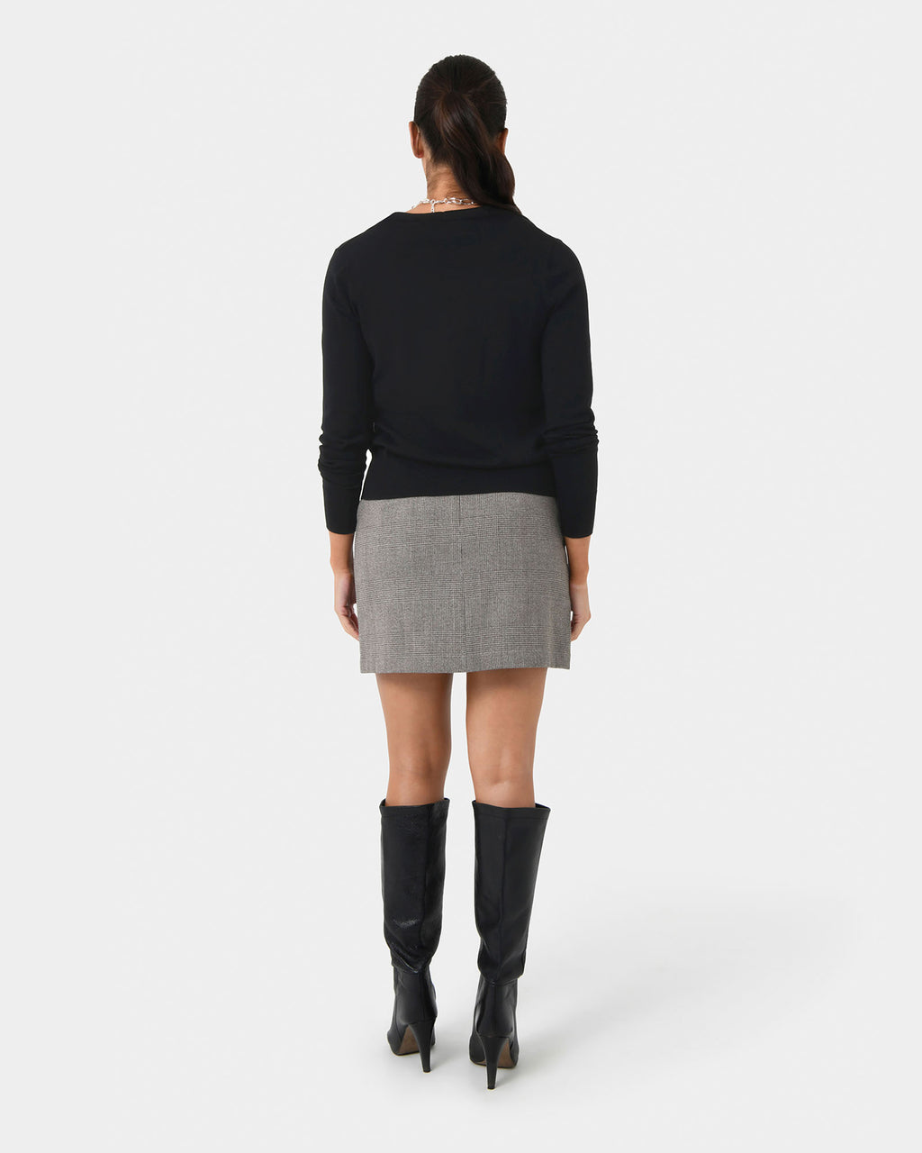 Kai Check Mini Skirt