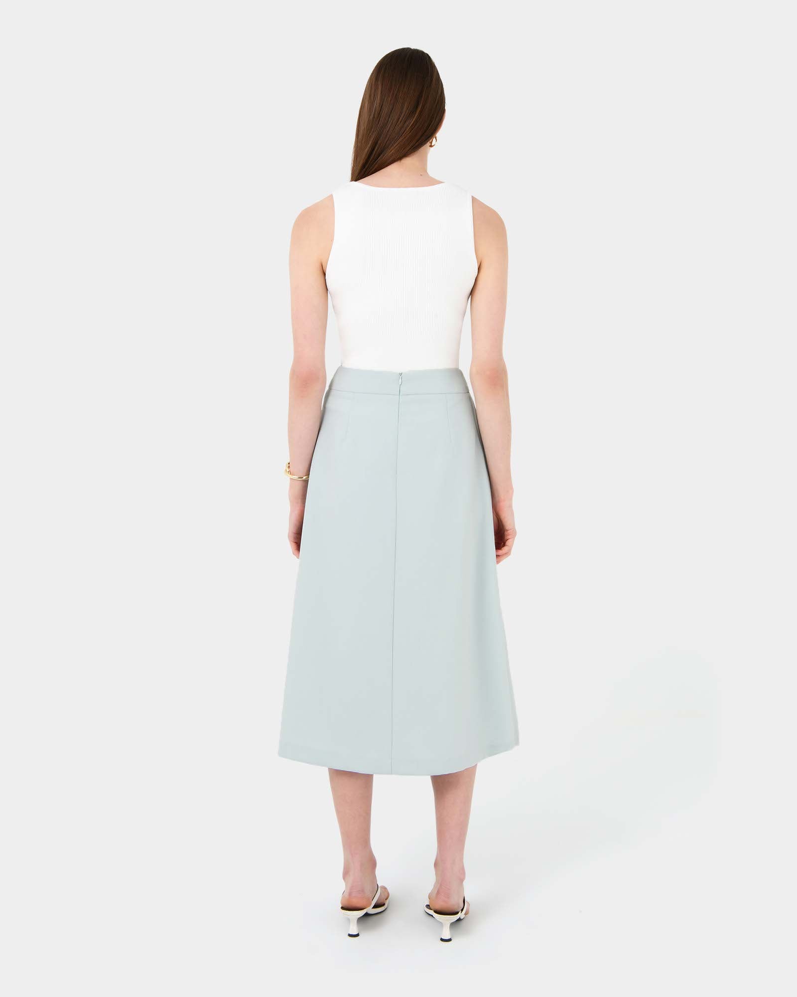 Sofia Wrap Midi Skirt