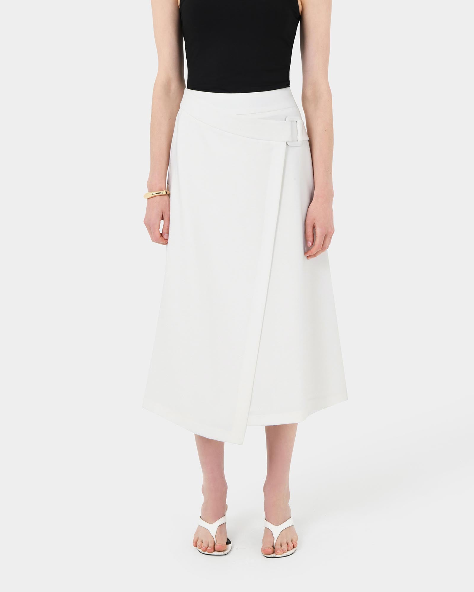 Sofia Wrap Midi Skirt