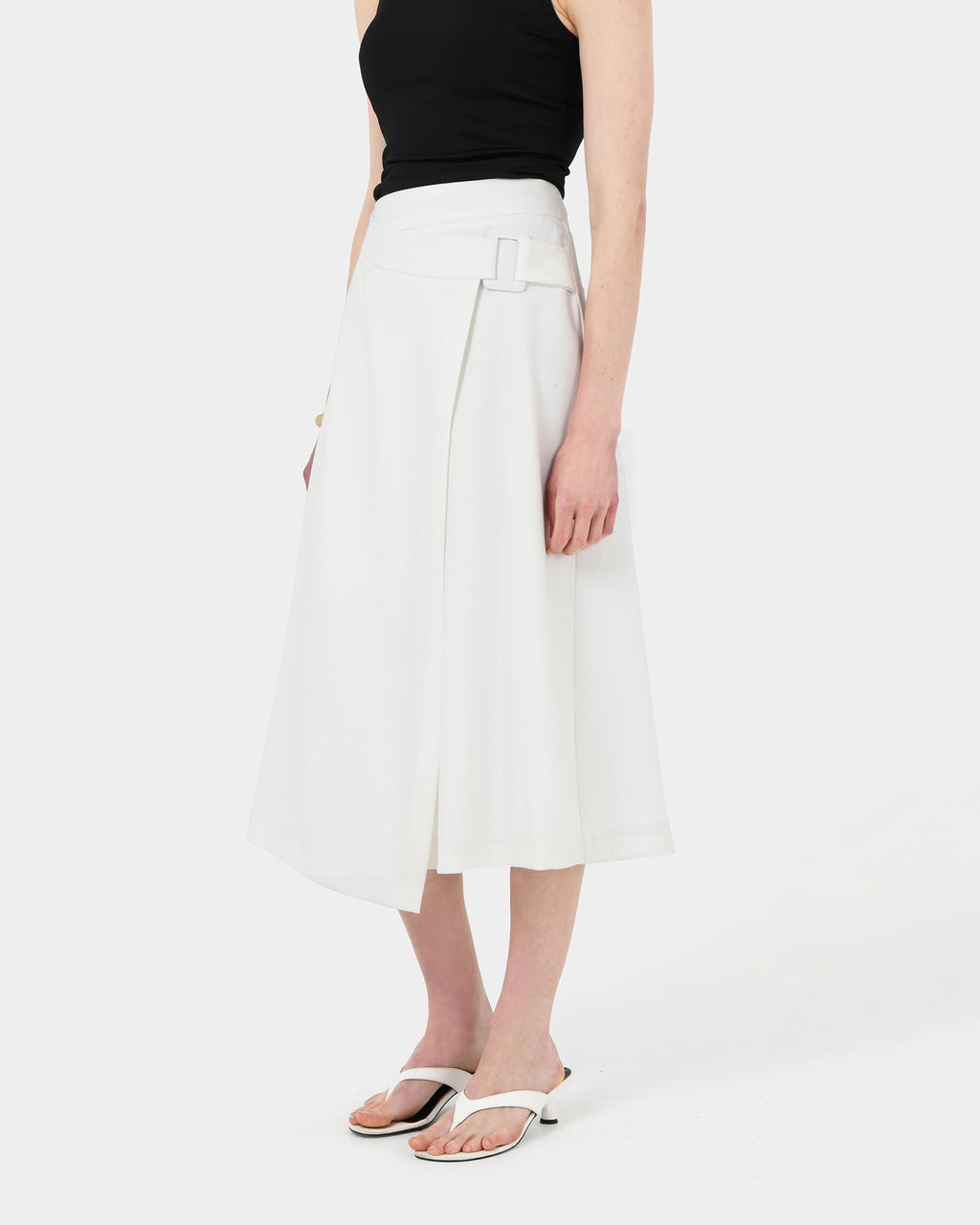 Sofia Wrap Midi Skirt