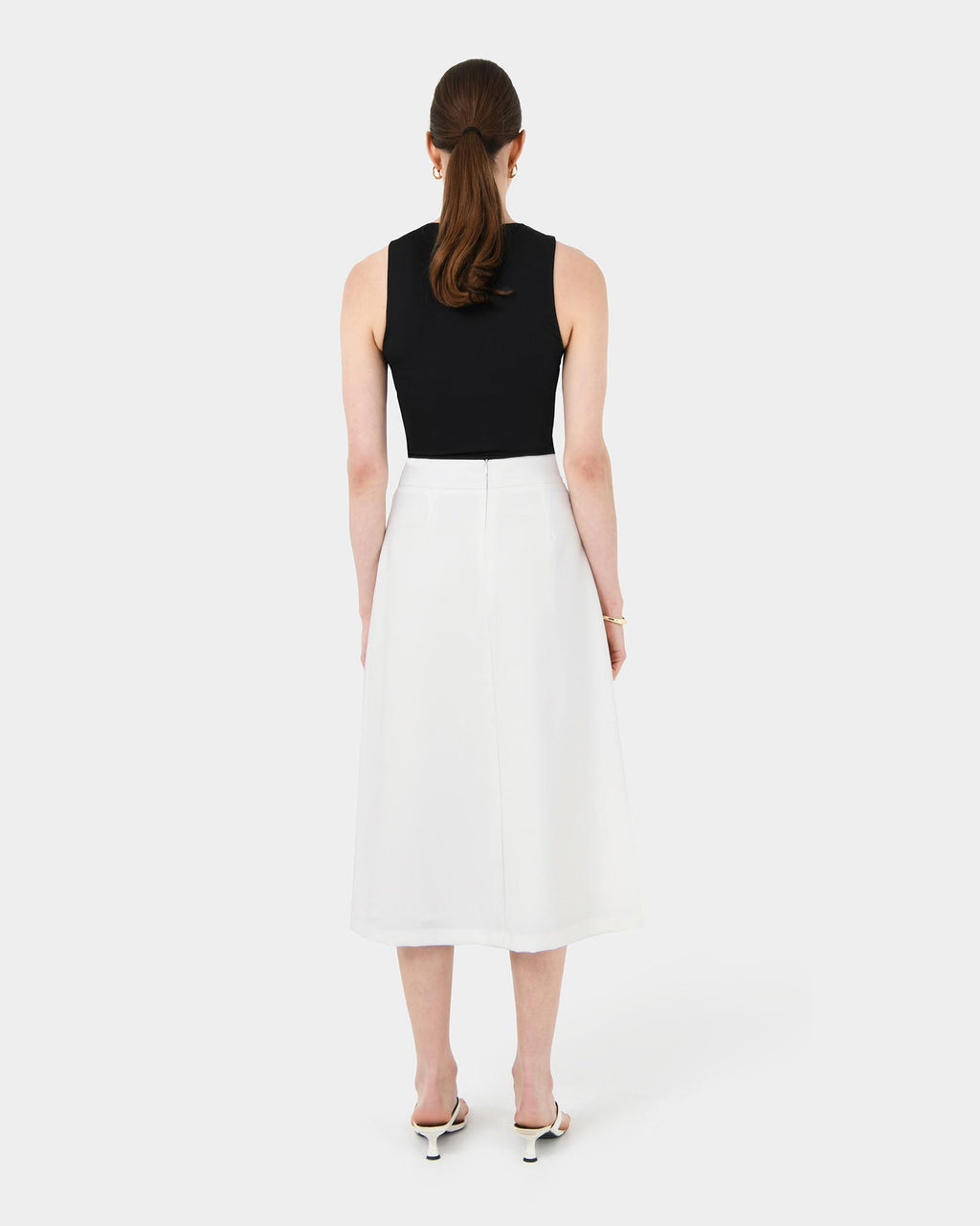 Sofia Wrap Midi Skirt