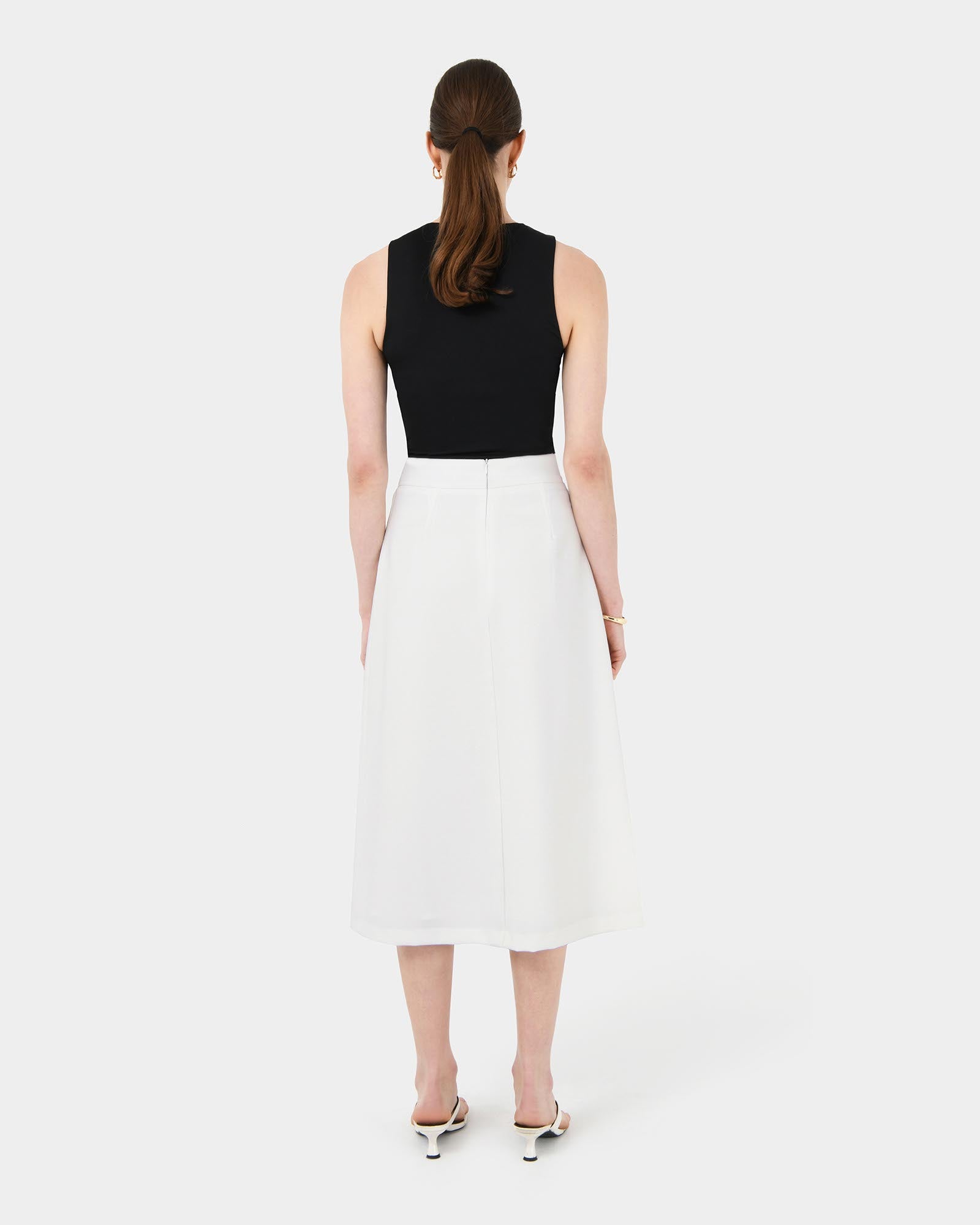 Sofia Wrap Midi Skirt