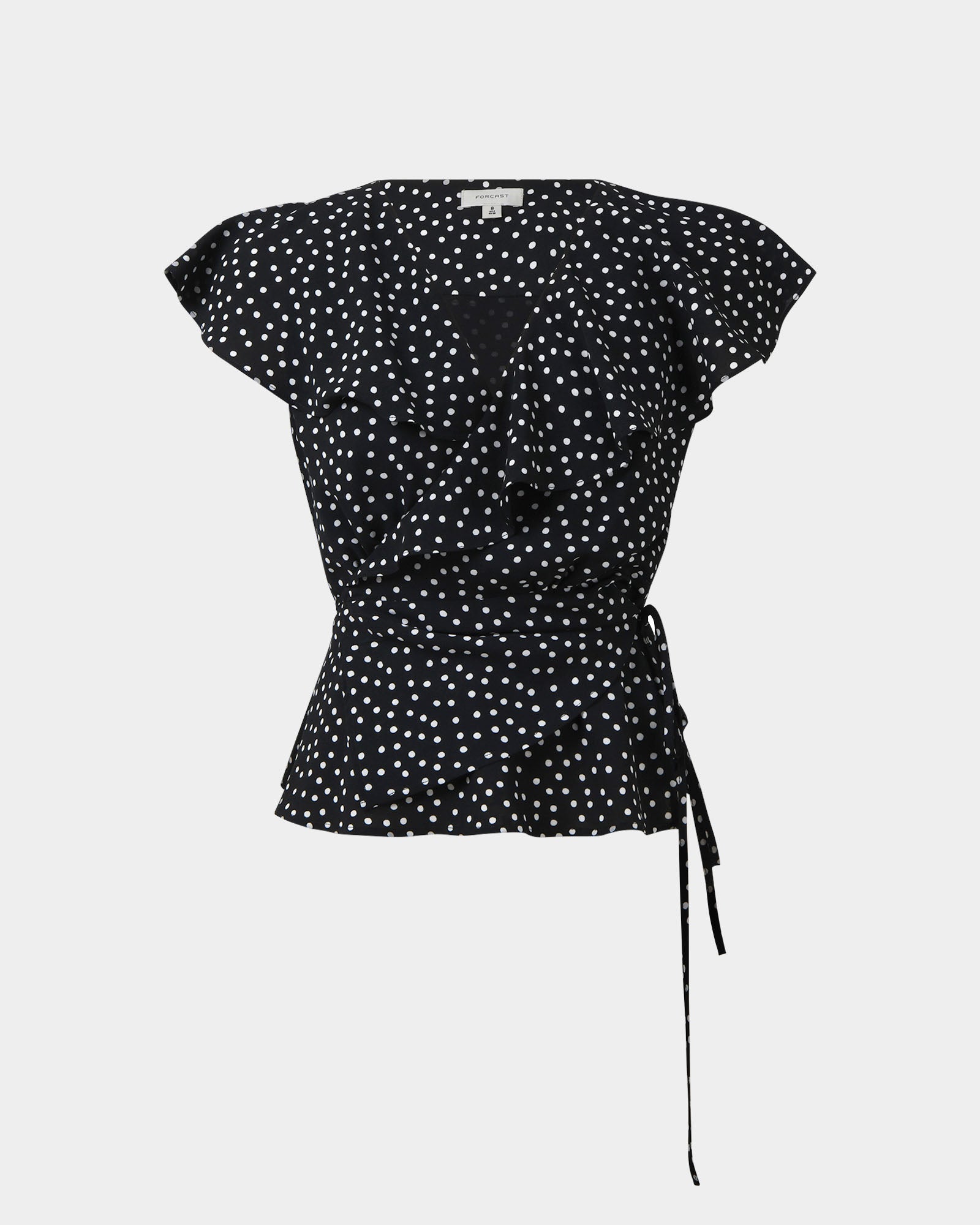 Jules Ruffle Wrap Blouse