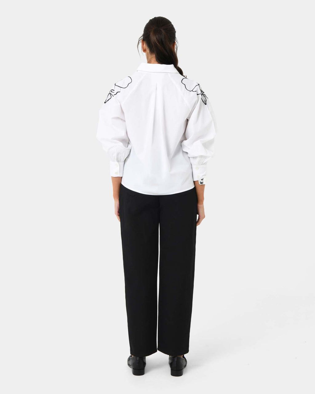 Maren Embroidered Cotton Shirt