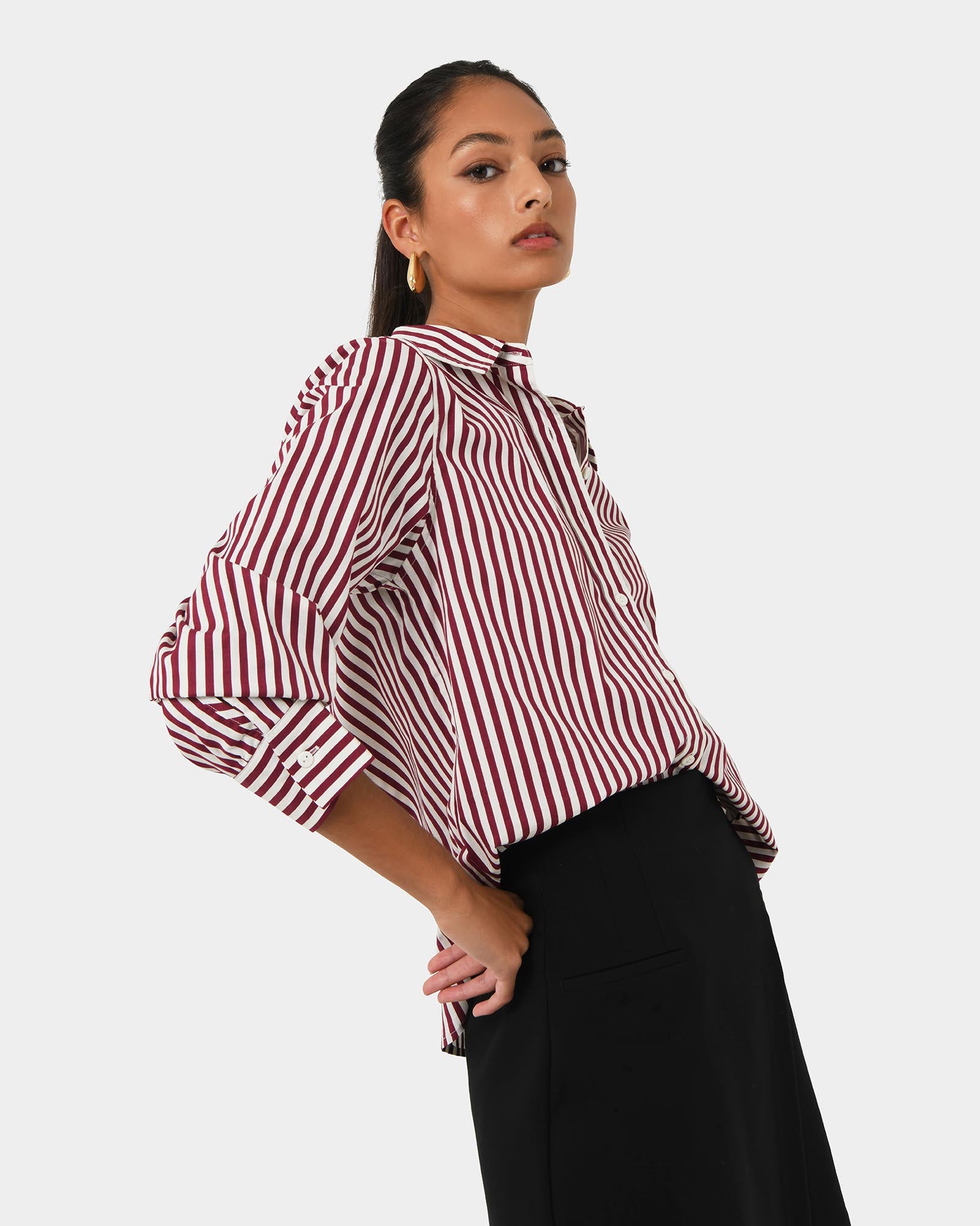 Reece Cotton Stripe Shirt