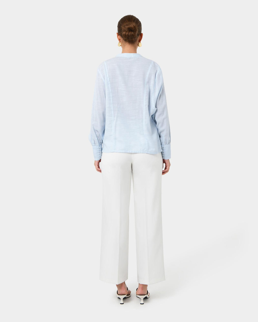 Helena Draped Sleeve Blouse