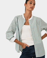 Melie Cotton Stripe Shirt