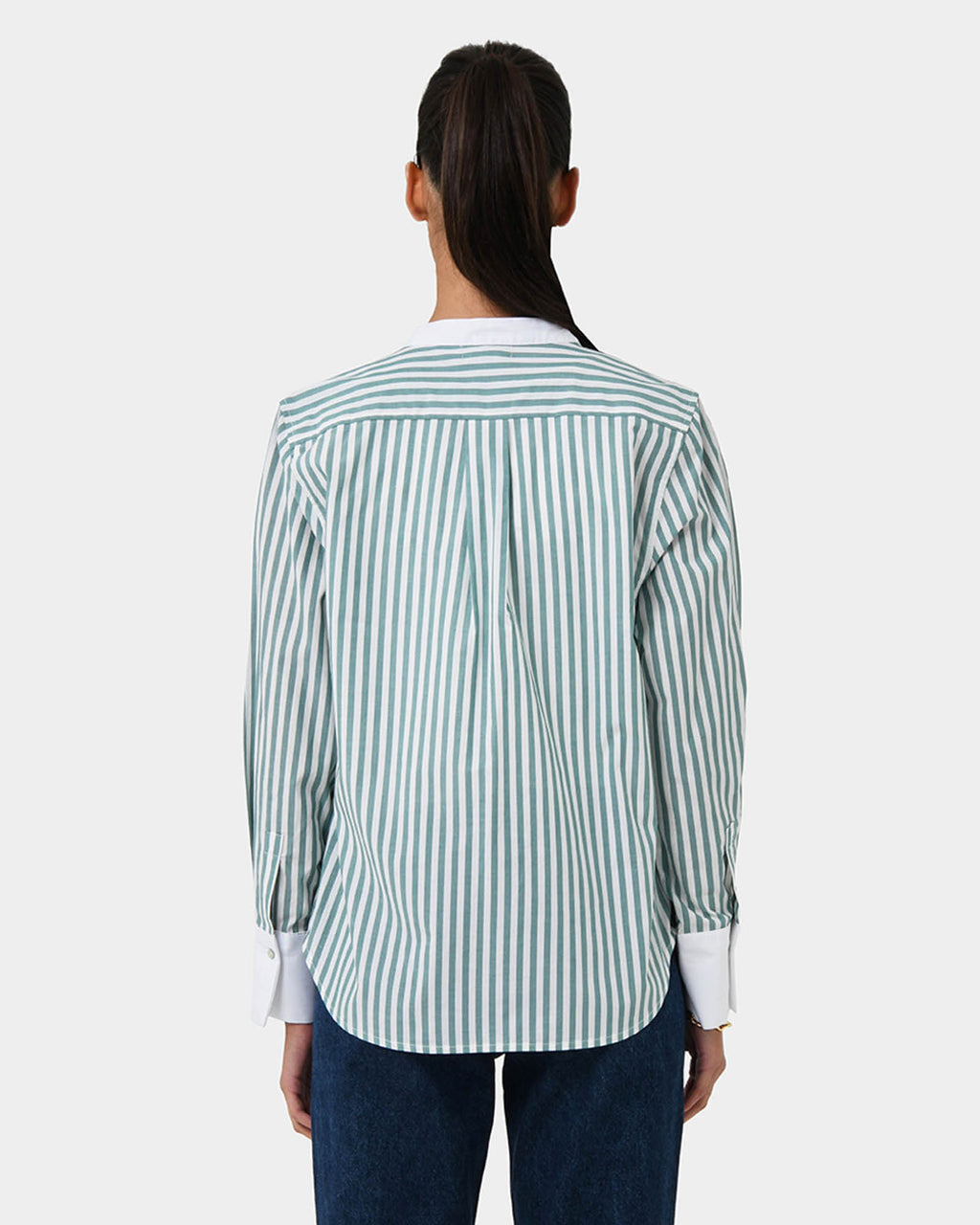 Melie Cotton Stripe Shirt